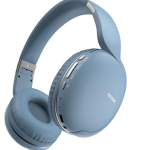 Noise Two Wireless On Ear Headphones with 50 Hours Playtime, Low Latency(up to 45ms), 4 Play Modes, Dual Pairing, BT v5.3 (Serene Blue)